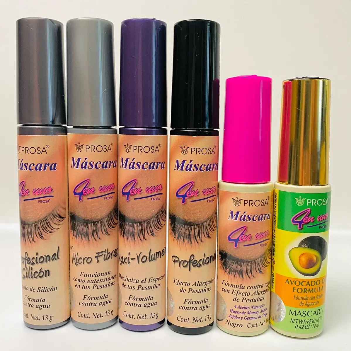 Prosa - Maxi-volume, Profesional classic, Micro-Fibras Volumizing máscara trío mascara