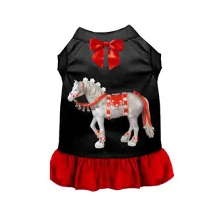 Christmas Horse Dress- Dog Dress