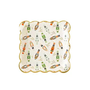 Scattered Nutcrackers Paper Plate