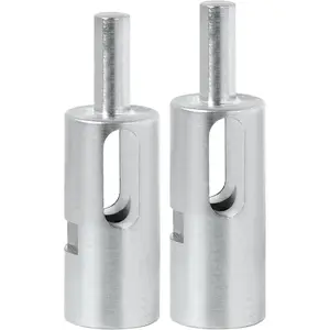 9 Gauge+11 Gauge Drill Chuck Tool EZ Twist Ties for Chain Link Fence,Easy Twist Fence Ties Tool for Chain Link Wire,EZ Drill Chuck Fit 3/8"