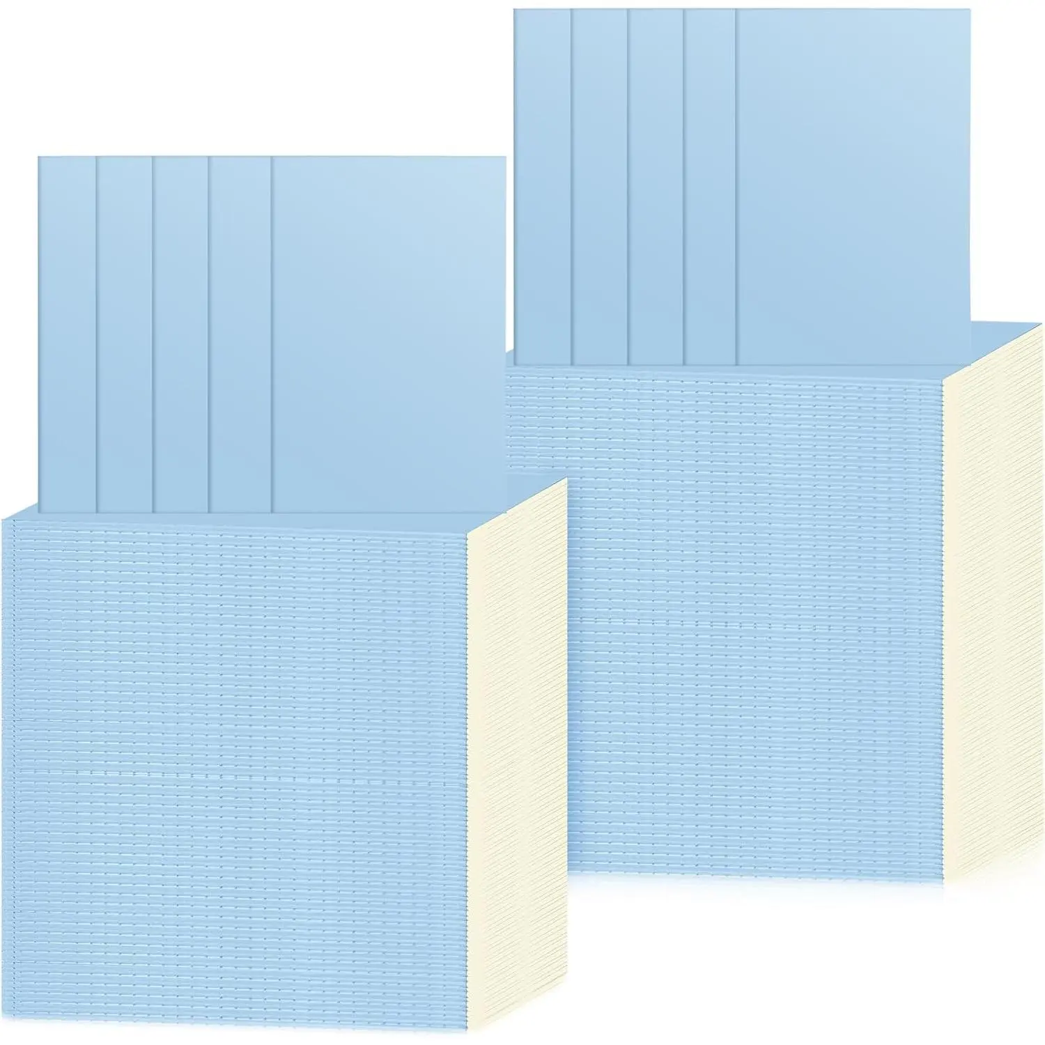 100 Pack Composition Notebooks A5/A6 Ruled Lined Composition  Notebooks Bulk Soft Cover Journals Travel Diary Memo for Students Classroom Office Supplies(A5,Blue)