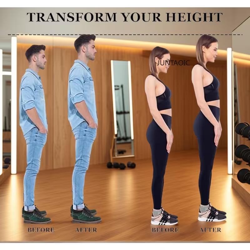 2026 Breathable Height-Increasing Socks: Unisex Invisible Height-Increasing Socks for a Perfect Height Boost and Breathable Comfort