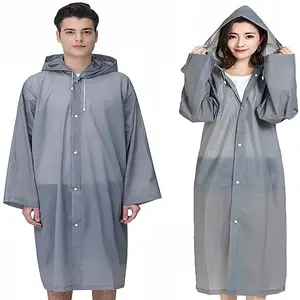 Raincoat 2 Pack Rain Ponchos for men women Adults, Reusable Portable rain coat with Hood