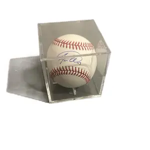 Aaron Civale signed baseball