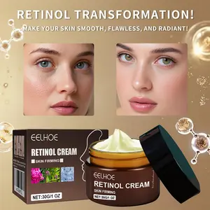 EELHOE Retinol Face Cream Anti-wrinkle & Anti-aging EvenSkin Tone Firming & Tightening Deep Moisture Skincareretinol Moisturizing Arbutin Glycerin Hyaluronic Acid Holidaygift-30g