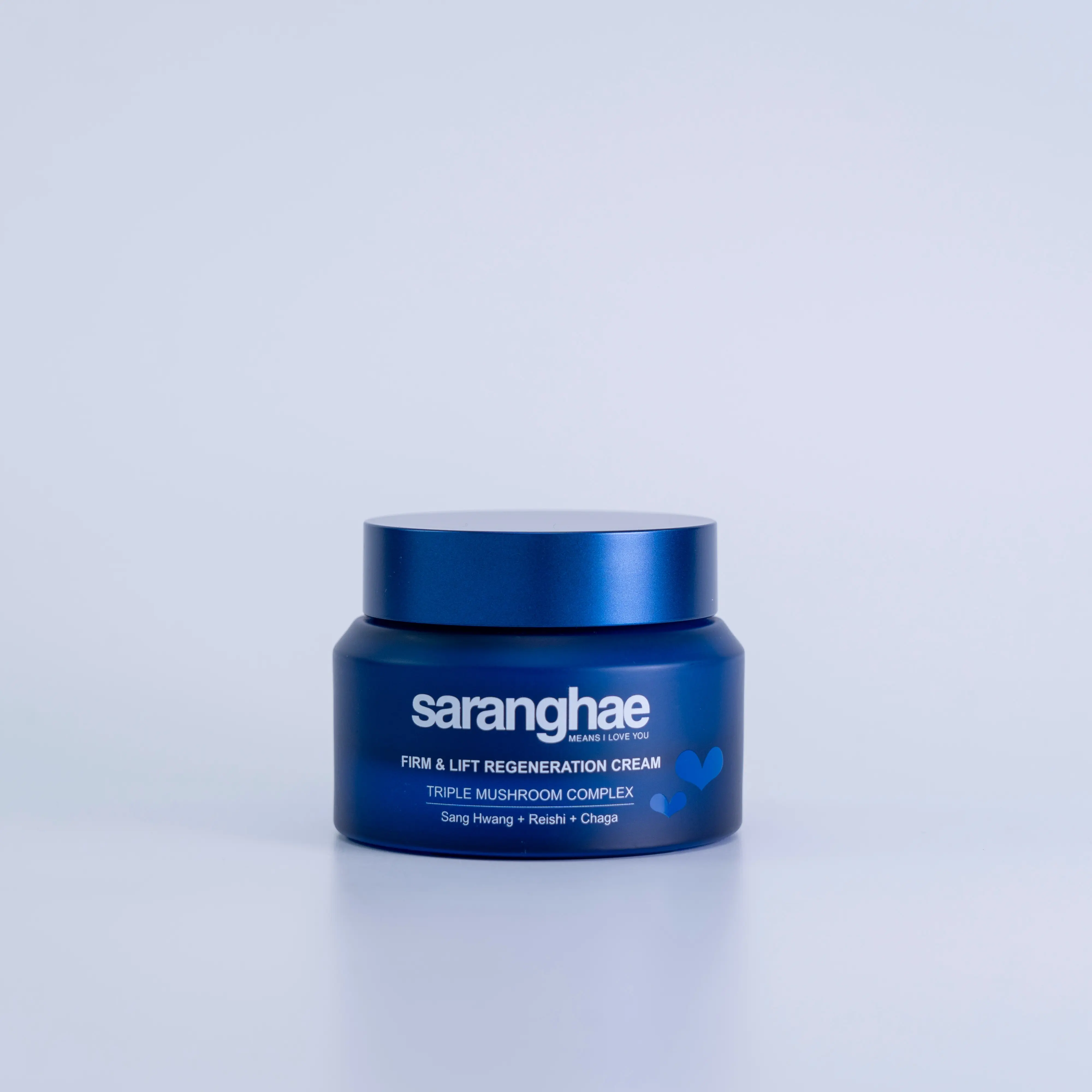 Saranghae Firm & Lift Regeneration Cream, Hydrating Moisturizer for Acne-Prone Skin with Reishi Mushroom and Chaga Mushrooms, Moisturizers