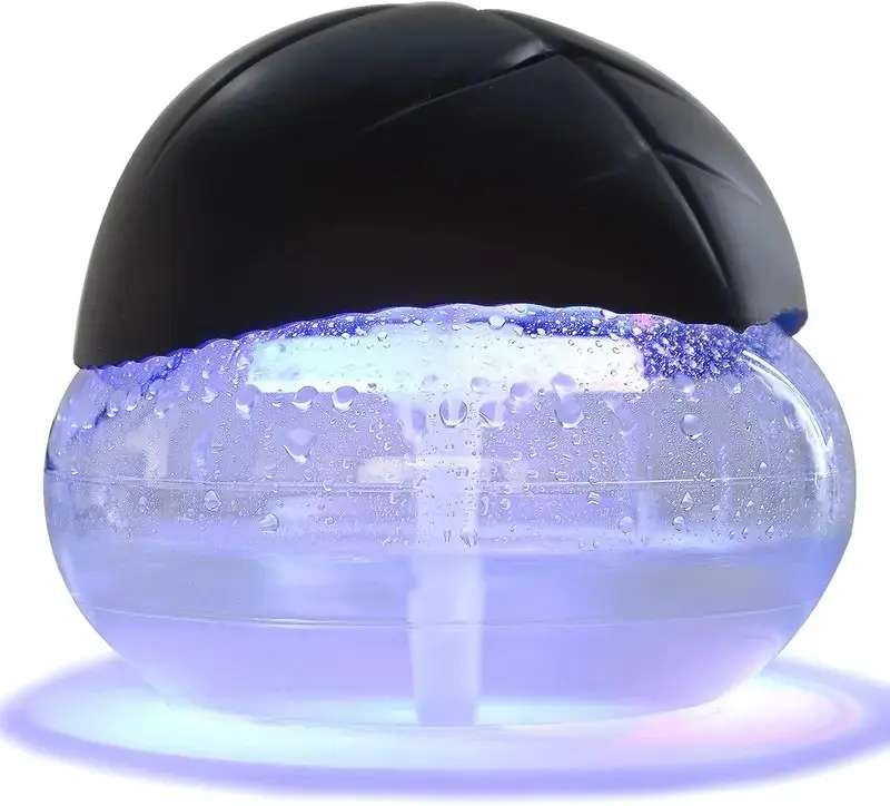 Water-Based Air Purifier Washer - 1.8L Mist-Free Room Freshener, 7 LED Color Changing Mood Light, Optional Oil Compatibility, Easy Clean Bowl for Daily Upkeep, 8.46”x6.89”, Charging Cable Included for Home/Office (Air Revitalizer) DealsForYouDays Sohochic