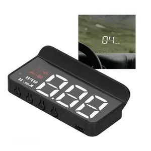 Car Head-Up Display Plug&Play Digital Speedometer with Auto Brightness USB Powered Fits All Models WiFi Dashcam 5V Operation