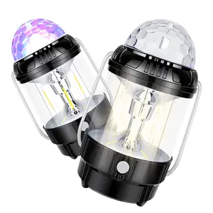 Rechargeable Camping Lights,Outdoor RGB Stage Show Light,with Dual Spotlight Modes Music Sync Multifunctional,USB-C Charging Multi-Function Running Horse Lantern Snowflake Light for Projector Home Room Dance Party Holiday Gifts pathway lighting