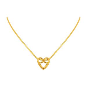 MP 18K Gold Plated Necklaces Heart Infinity Pendant Choker Adjustable Stainless Steel Non Tarnish Chain Jewelry Fashion Accessories Gift for Women Girl everyday