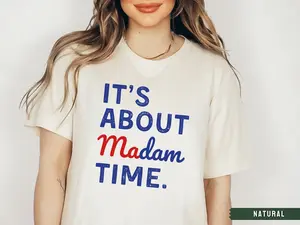 Madam President 2024 Election Shirt, Womens Vote Shirt, Democrat Voting Shirt, Presidential Election Tshirt, Political Candidate Campaign- For Men For Women All Sizes