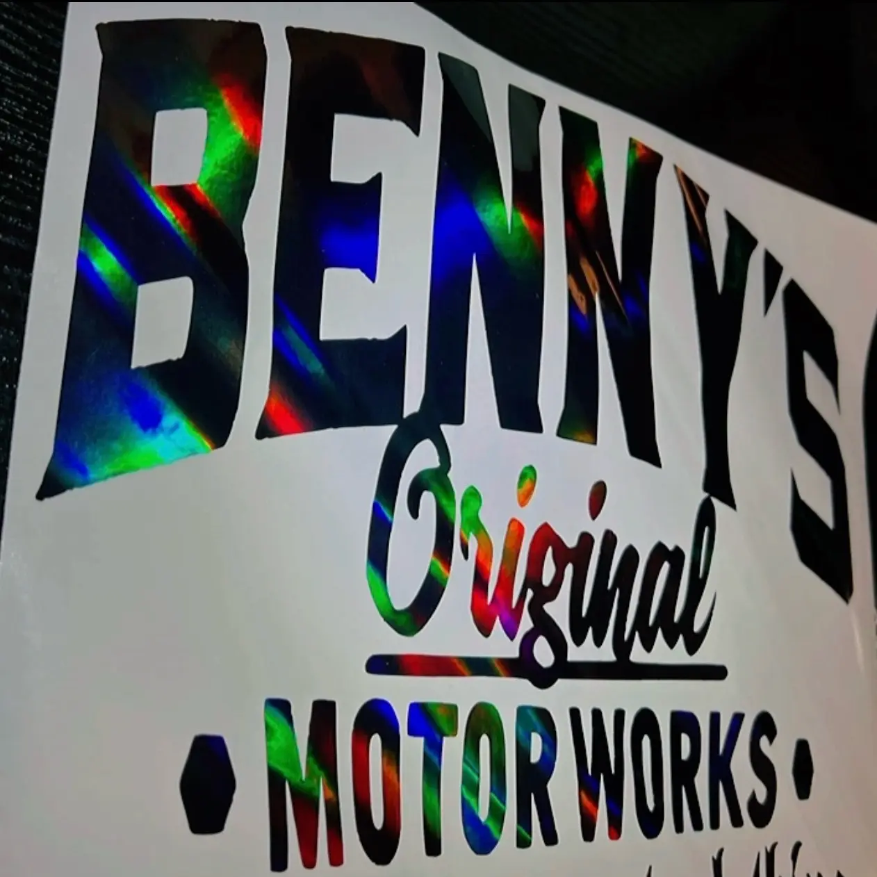 Bennys original motor works decal
