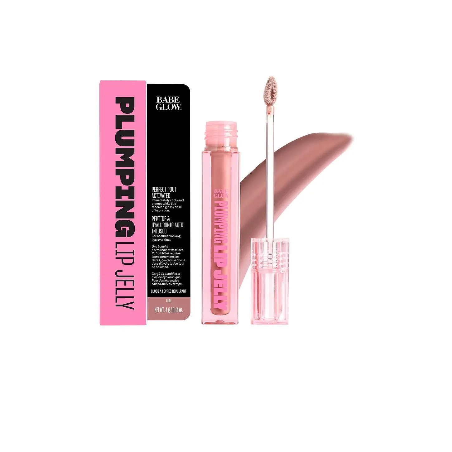 Babe Original Babe Glow Plumping Lip Jelly in Nude Babe Original Babe Glow Plumping Lip Jelly in Nude