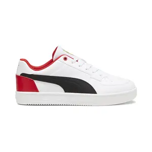 PUMA Mens Scuderia Ferrari Caven 2.0 Lace Up Sneakers Shoes Casual - White