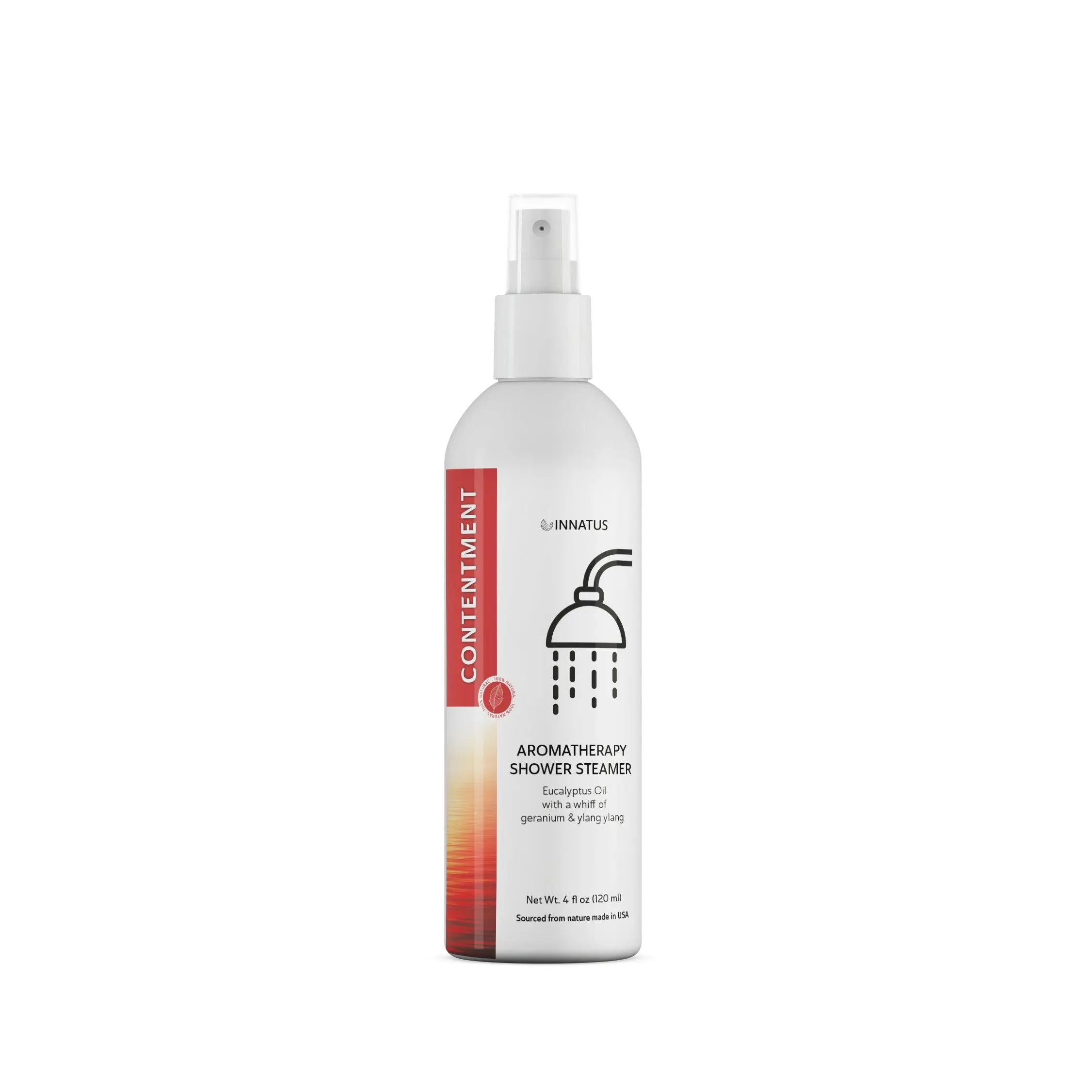 Contentment shower spray eucalyptus oil with a whiff of Geranium - Eucalyptus Shower Spray with a Hint of Geranium Body Care Fragrance