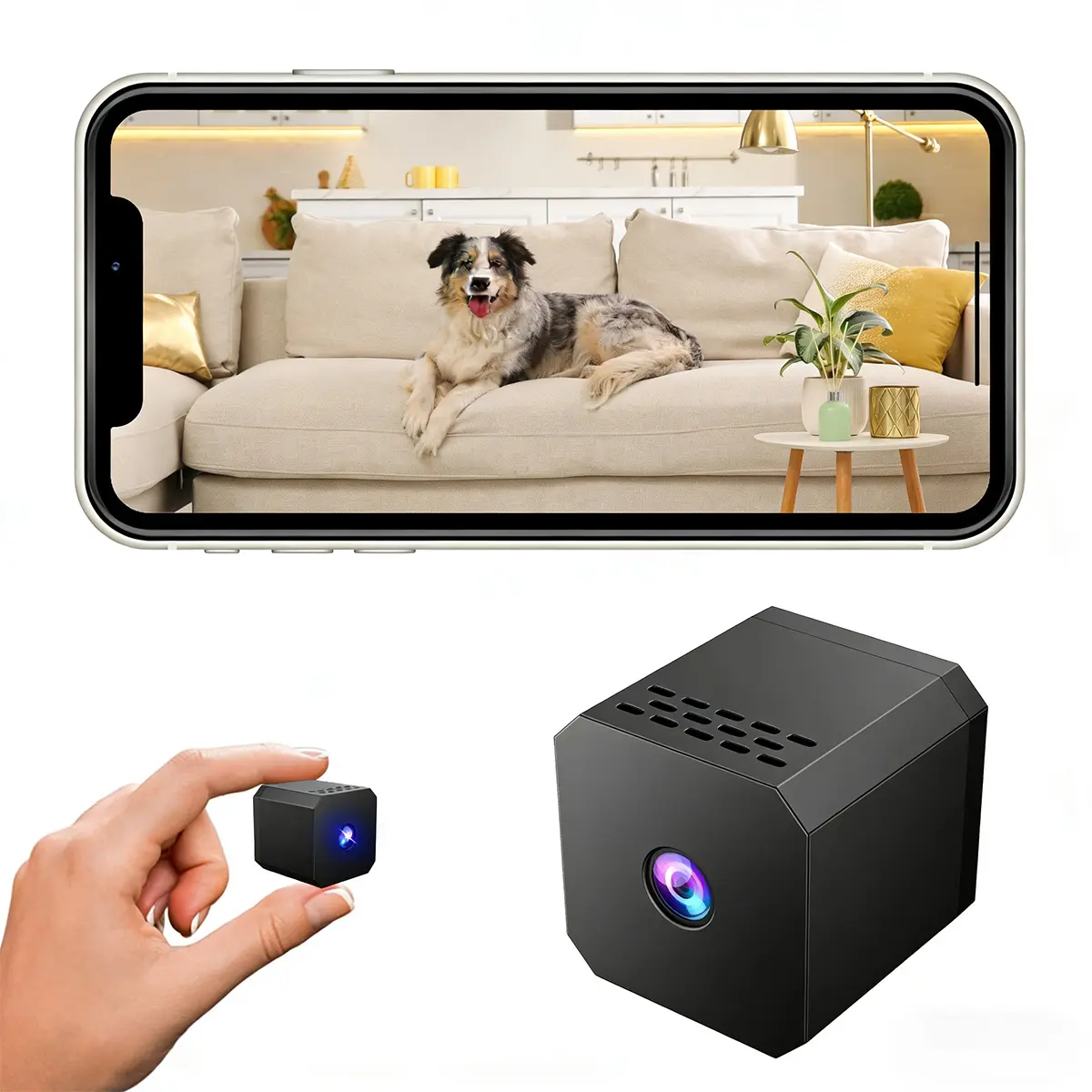 Mini WiFi Hidden Spy Camera 4K HD - Night Vision, Motion Detection ...