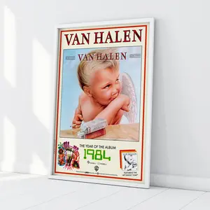 Van Halen 1984 Vinyl Album Poster Print