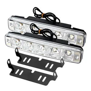 Universal External Lights DRL Daytime Running Light Car Lights 5 LEDs Super Bright Car Styling