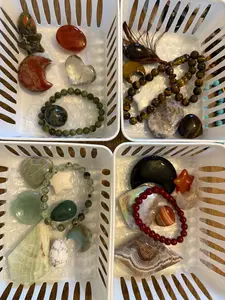 Crystal Bundle Basket Live Sale - Unforeseen Awakening Basket Featuring Authentic Crystals Perfect for Collectors and Beginners