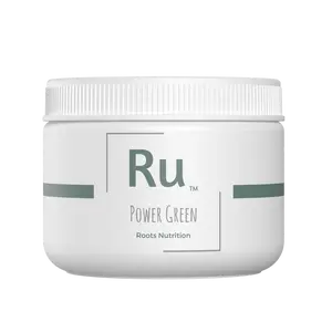Roots Nutrition Power Green Small | Super Greens Powder | Plant-Based Superfood Blend with Spirulina, Cacao & Camu Camu | Daily Wellness Supplement