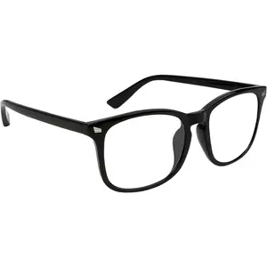Polycarbonate Computer Glasses - HD Lens with Blue Light Filter, Metal Frame Gaming Eyewear Unisex
