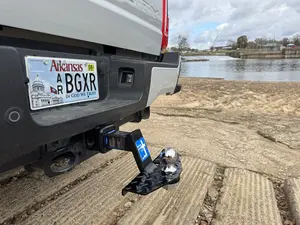 Hitch Step – 4” Drop | 2 5/16” Ball | Black Plate