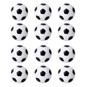 12-Pack Tabletop Foosball, Replacement Soccer Football Balls - White