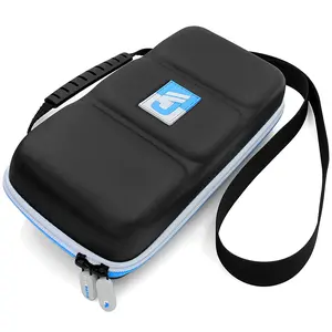 Travel Case Compatible with Nintendo Switch OLED Model with 12 Game Slots, Non-Scratch Divider for Screen Protection, Accessory Storage