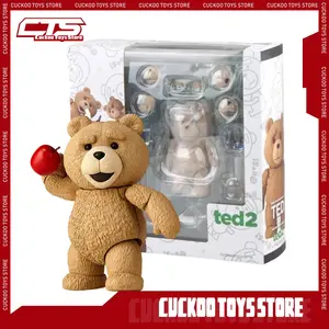 Ted 2 Figure Bjd Ted Teddy Bear Action Figure Amazing Yamaguchi Revoltech No.006 Teddy Brick Figure Gk Movie Model Doll Toy Gift