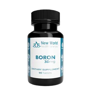 30mg Boron Tablets - 90 Tablets | New World Health Brands | Trace Minerals Your Body Needs to Maintain Optimal Health and Wellness