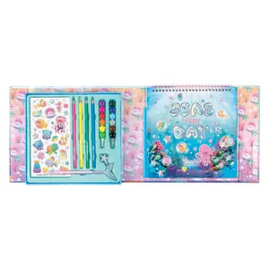 3C4G Seas The Day! Artist Drawing Set- 20pc Ocean Theme Kit