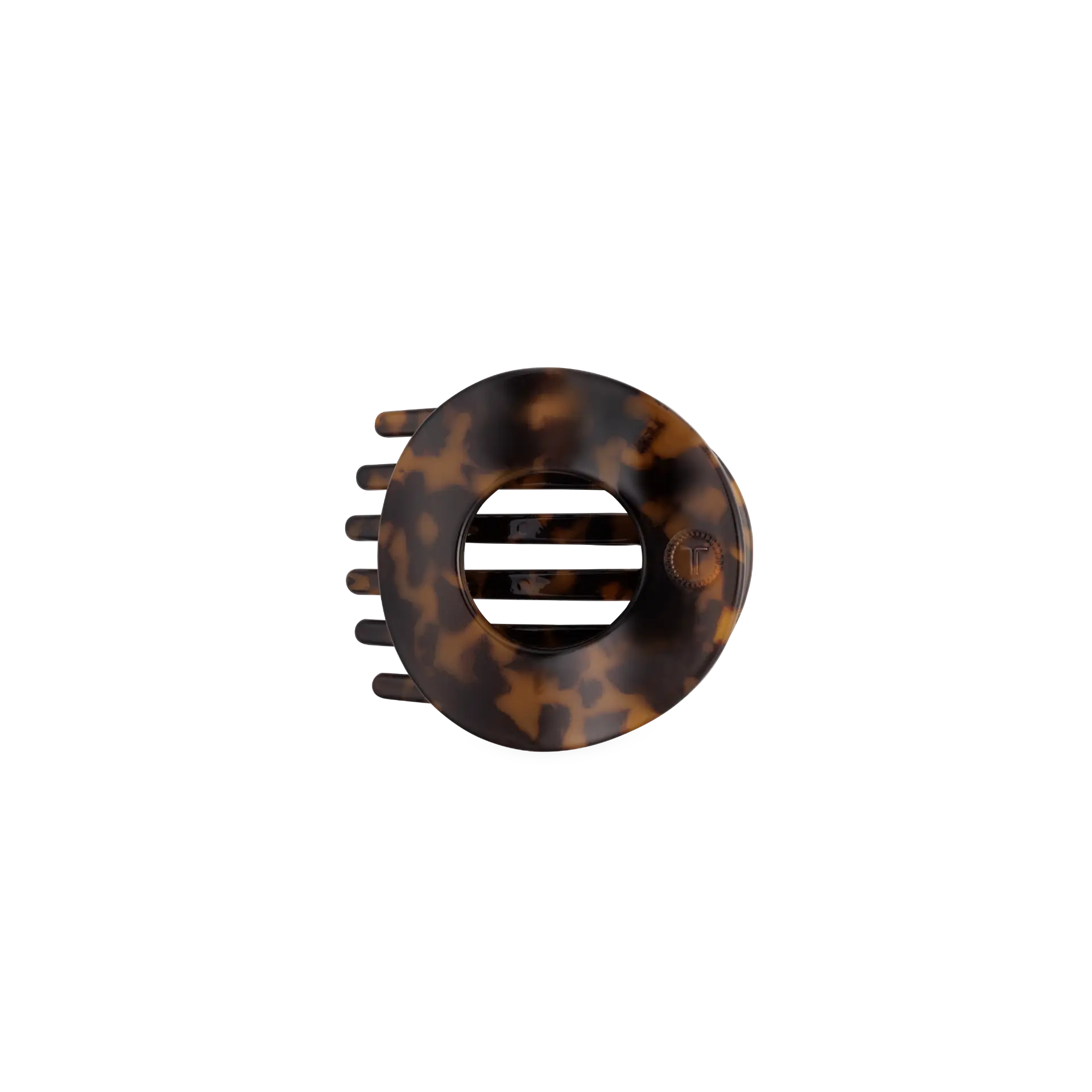 Circle Flat Small Tortoise Clip