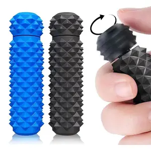 3D Printed Spiky Fidget Roller Toy Rotating Sensory Stress Relief Grip Toy Hand Massage Desk Toy Novelty Gadget for Office Travel