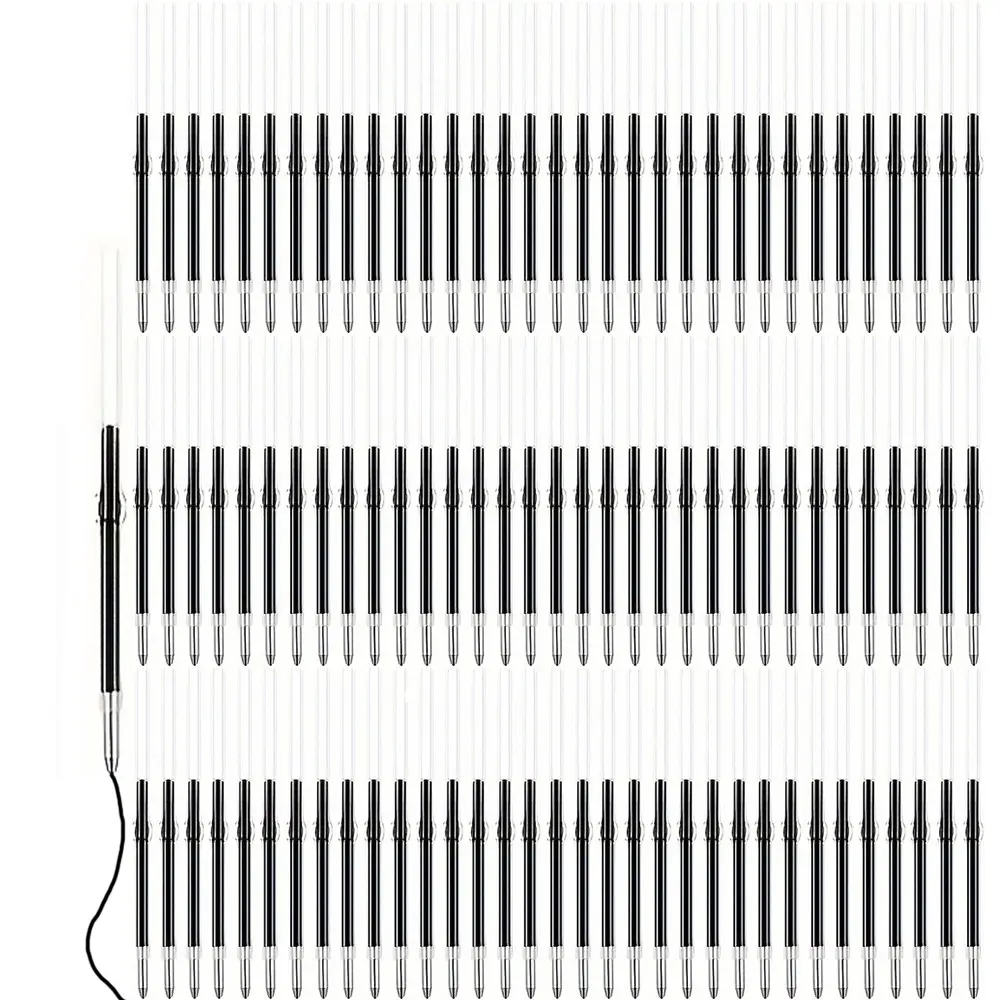 100pcs Beadable Pens Refills Bead Pen Refills for Plastic Bead Ballpoint Pen Beadable Pens Bulk Refills Beaded Pens Versatile Ballpoint Pen Writing Ink