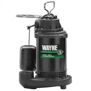 Wayne Water Systems CDU800 0.5 HP Submersible Cast Iron & Steel Sump Pump