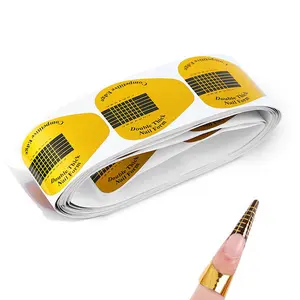 Black Bee-Shaped Nail Art Styling Guide Forms - Acrylic & UV Gel Extension Tips Builder Stencil for Manicure, Precision Bee Pattern Template for Shaping Nails. Ideal for Positioning & Detailing, Enhances Nail Contour Accuracy & Dimensional Effect