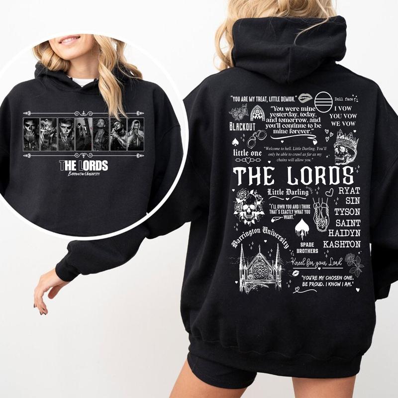 The LORDS Series T-Shirt, Chaotic Book Sweatshirt, I Vow You Vow We Vow Hoodie, Bookish Merch, Dark Romance Tee, Book Lover, Spicy Reader Gifts