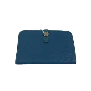Pre-owned HERMÈS blue wallet HZ