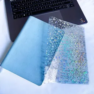 A5 Glitter Star Design Jelly Planner Cover, Fits A5 Hobonichi Cousin, Midori and Stalogy Notebooks
