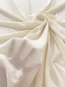 Ivory Crinkle Cotton Gauze