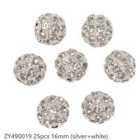 #143 (16mm 25pcs) Sliver ZY490019