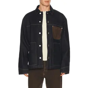 Tommy Jeans Chore Jacket in Denim Dark Unisex