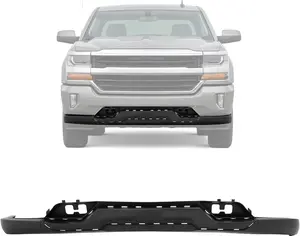 Front Lower Bumper Valance 3PCS Panel Compatible with 2016-2018 Chevy Chevrolet Silverado 1500 2019 Silverado 1500 LD Replaces 84029815 Air Dam Spoiler w/Z71 Package & Skid Plate Plastic