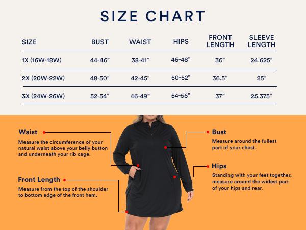 HDE Women's Plus Size Long Sleeve Swim Coverup Dress with Hood Beach Outdoor Wear UPF 50 Protection Breathable Quick Dry Fabric