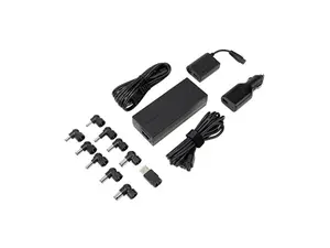 90W AC/DC Universal Laptop Travel Charger with USB Port