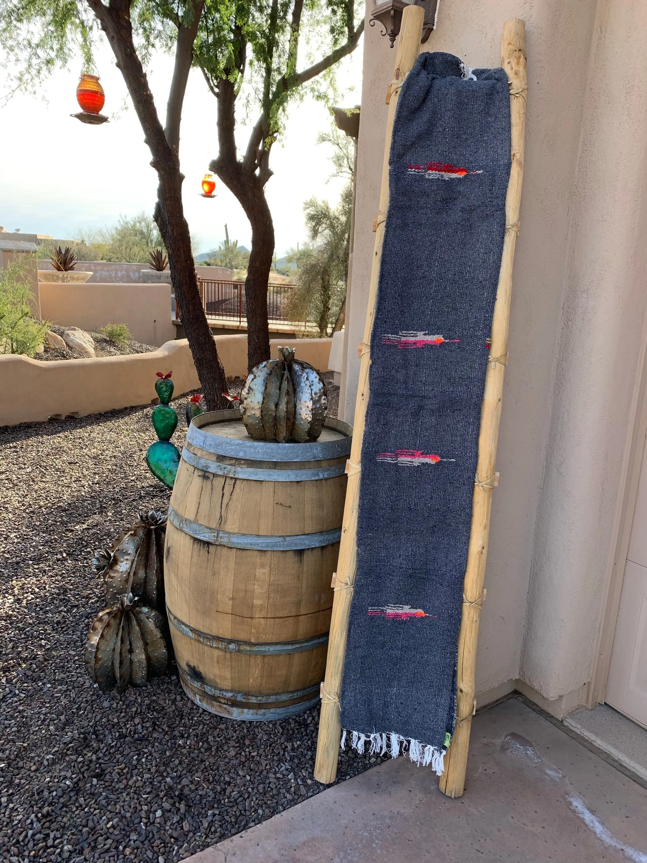 XL Grey Thunderbird blanket