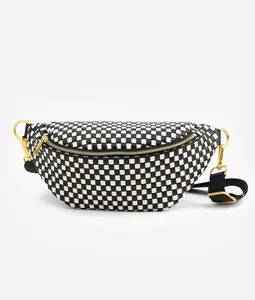 The Fawny Pack - Woven Black/White