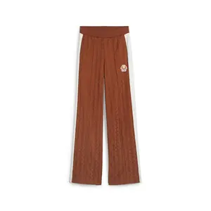 PUMA Mens X Palomo T7 Logo Pants Casual - Brown