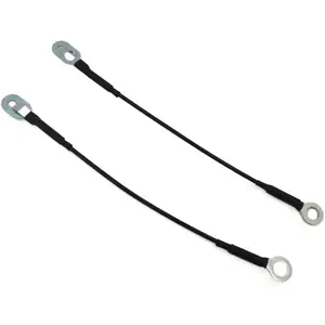 1 Pair Tailgate Lift Support Cables Compatible with Chevy GMC C/K 1500 2500 3500 Pickup Truck 1988-2000