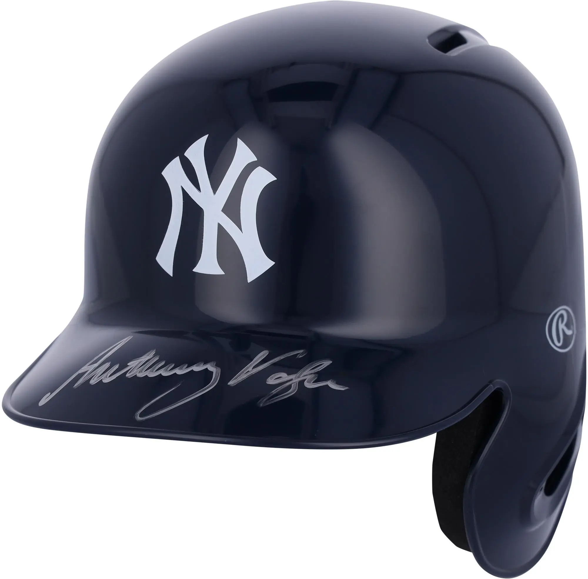 Anthony Volpe New York Yankees Autographed Mini Batting Helmet - Fanatics Authentic Certified